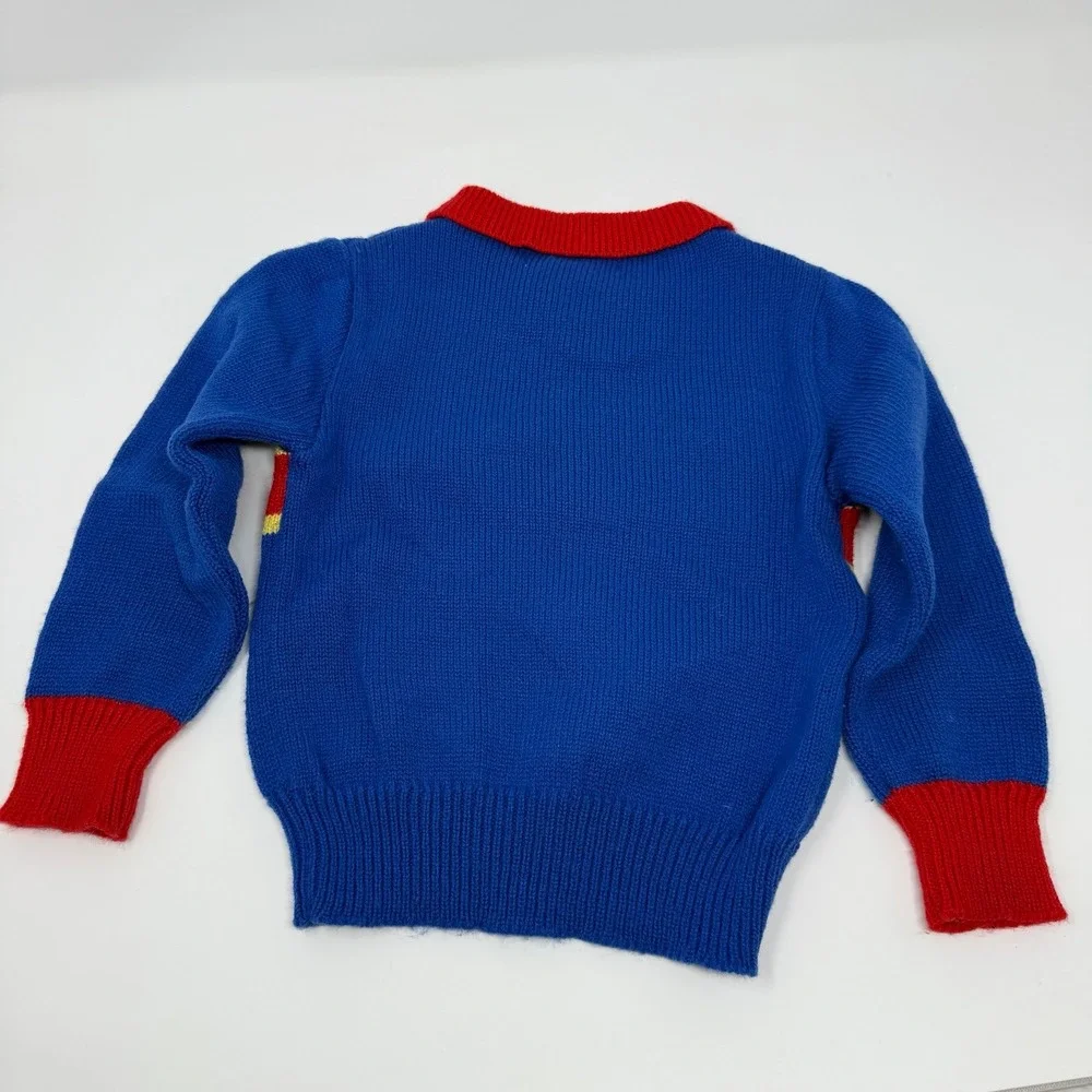 Vintage Oshkosh B'gosh Collar Sweater‎ blue 4t